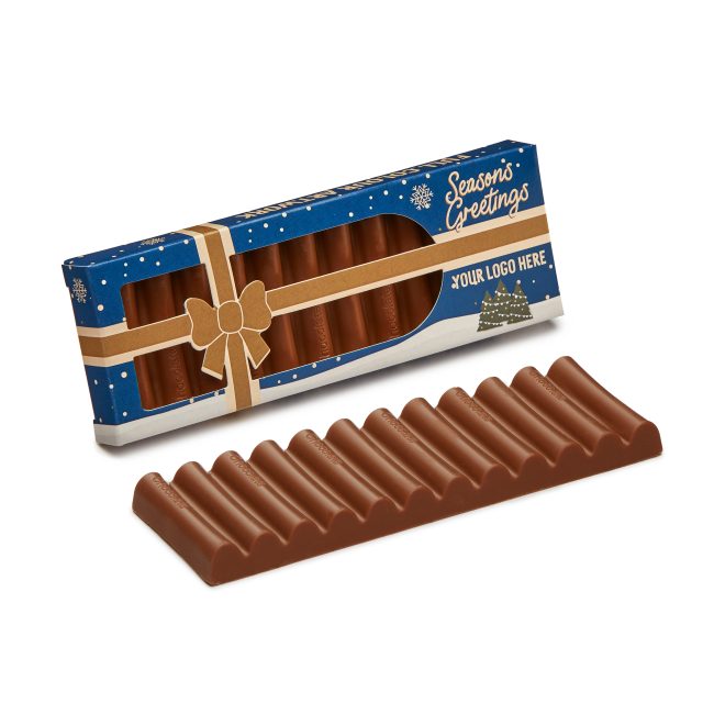 Winter Collection `25 – Eco 12 Baton Bar Box – Present Box – Milk Chocolate³