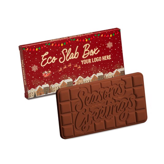 Winter Collection `25 – Eco Slab Box – Milk Chocolate³