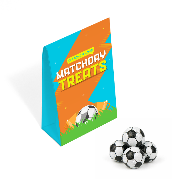 Matchday Treats – Eco Carton – Chocolate Footballs