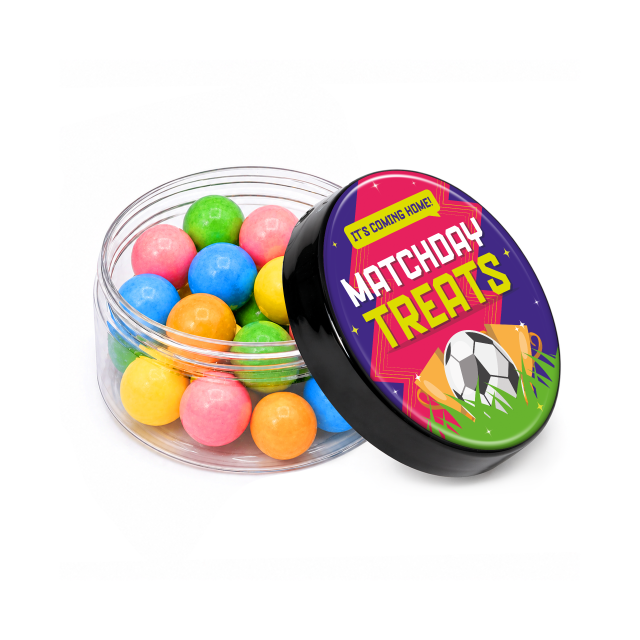 Matchday Treats – Screw Top Jar – Bubblegum Balls