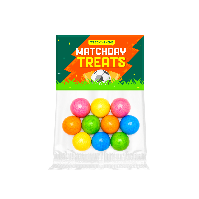 Matchday Treats – Eco Info Card – Bubblegum Balls